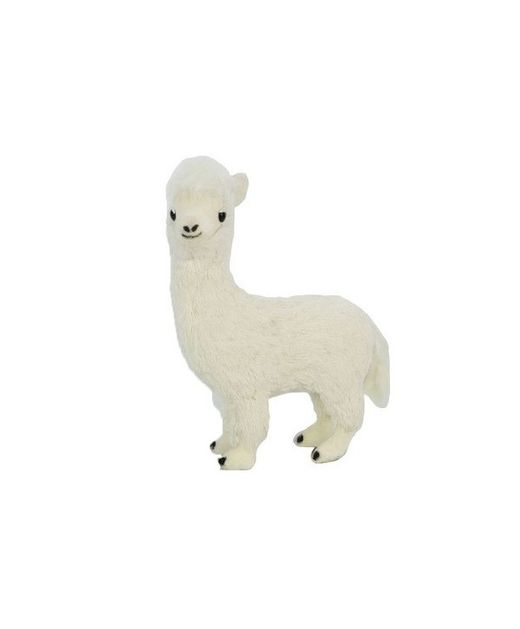 Figura de Llama Blanca Para Navidad 24 X 9 X H35Cm.