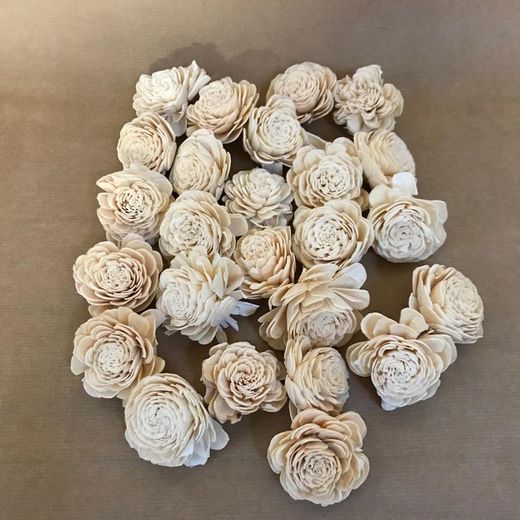 Flor Blanca Seca (24 uni.)