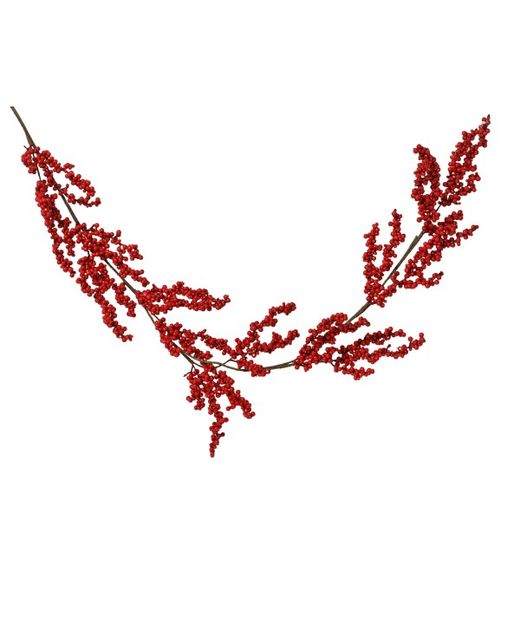 Guirnalda Berries Rojas de Foam 5 X 10 X H130Cm.
