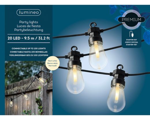 Guirnalda Bombillas Conectables Warm White 9,5Mts. (20 Led)