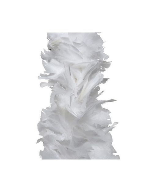 Guirnalda de Plumas Blancas 12 X H184Cm. (120Gr.)
