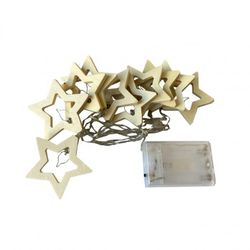 GUIRNALDA ESTRELLES WARM WHITE 135CM (10 LED)