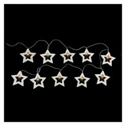 GUIRNALDA ESTRELLES WARM WHITE 135CM (10 LED)