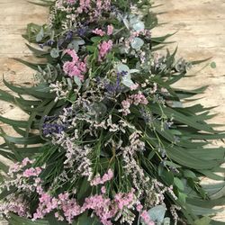 Guirnaldas naturales Limonium (1 m lineal)