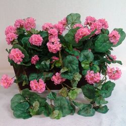 Jardinera Geranis Penjolls Artificials