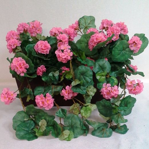 Jardinera Geranis Penjolls Artificials