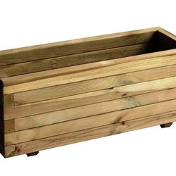 Jardinière en bois pour jardin urbain