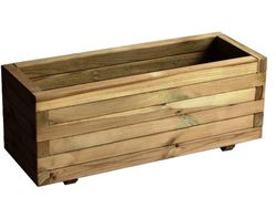 Jardinière en bois pour jardin urbain