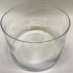 Jarrón Cristal Cilindro Bajo