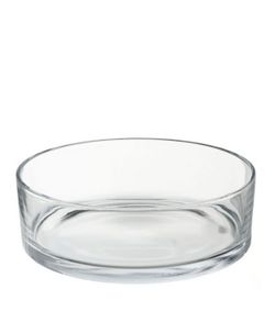 Jarrón cristal cilindro bajo