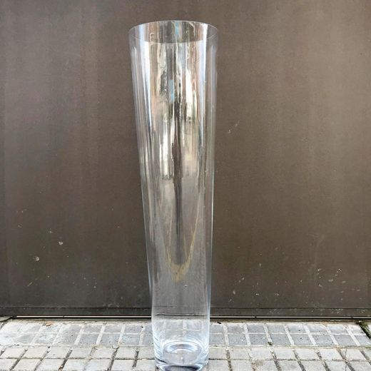 Jarrón Cristal Cónico XL