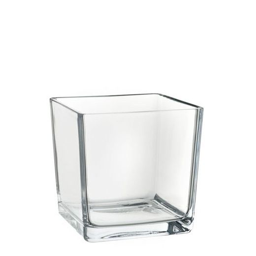 Jarrón Cristal Cuadrado