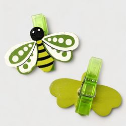 Abeilles avec pinces Sachet 8 unités
