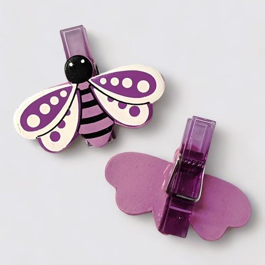 Abeilles avec pinces Sachet 8 unités