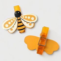Abeilles avec pinces Sachet 8 unités