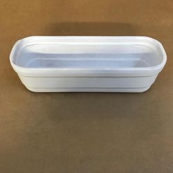 Mini Jardinera Terracota blanca