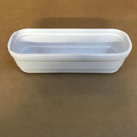Mini Jardinera Terracota blanca