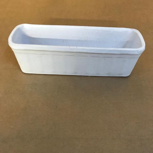 Mini Jardinera Terracota blanca
