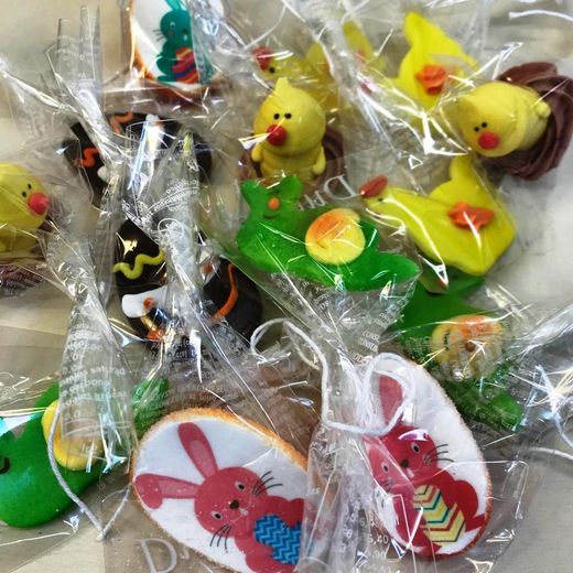 Muñecos de Caramelo para Palmas y Palmones