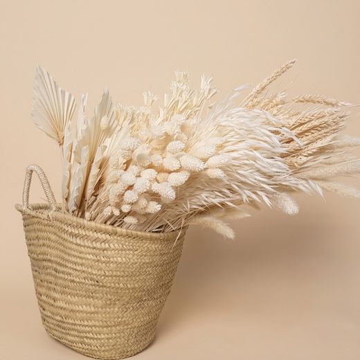 Pacote de flores secas vintage