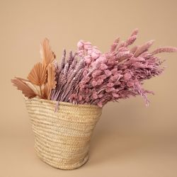 Pacote de flores secas vintage