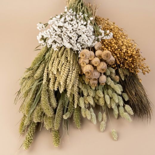 Pack de fleurs séchées naturelles