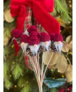 Pick de Piña Con Papá Noel 3,5 X 3,5 X H50Cm. (10U.)