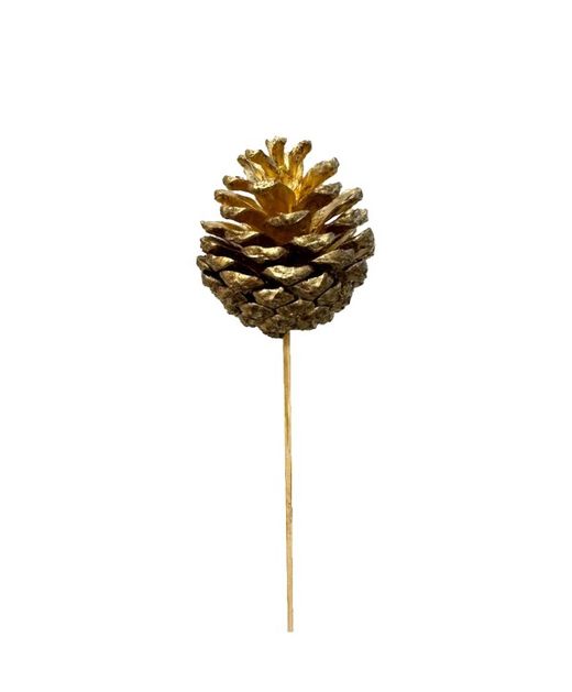 Pick de Piña de Pino Dorada Ø5 X H 50Cm. (10U.)