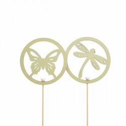 PAPILLON / DIFFAMATION. JAUNE Ø 10 X 50CM. (10U)