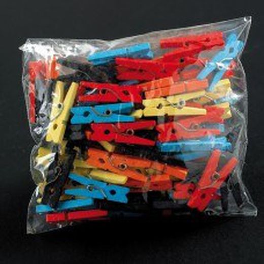 Pinzas Mini de Madera