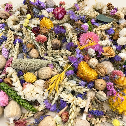 Pot-pourri de fleurs séchées