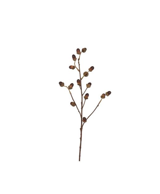 Ramillete Artficial de Bellotas Marrones 28 X 8 X H73Cm.