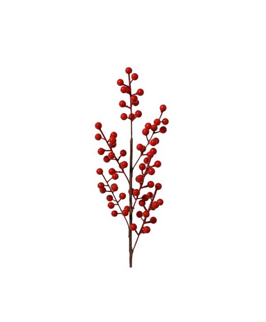 Ramillete de Berries Rojas de Foam 3 X 8 X H58Cm.