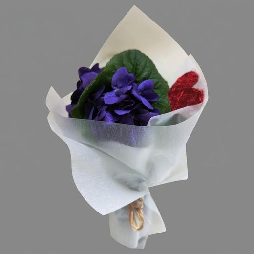 Buquê de Violetas para o Dia dos Namorados