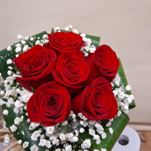 Ramo 6 Rosas Rojas Sant Jordi