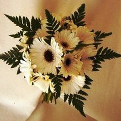 Bouquet de mariée avec gerbera