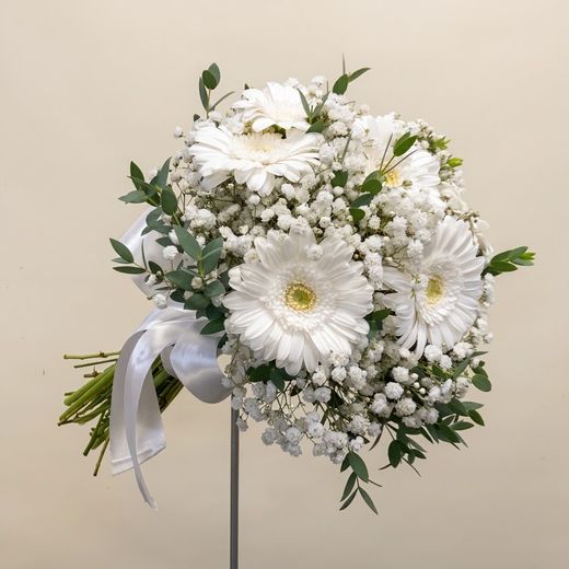 Ramo de novia con gerbera