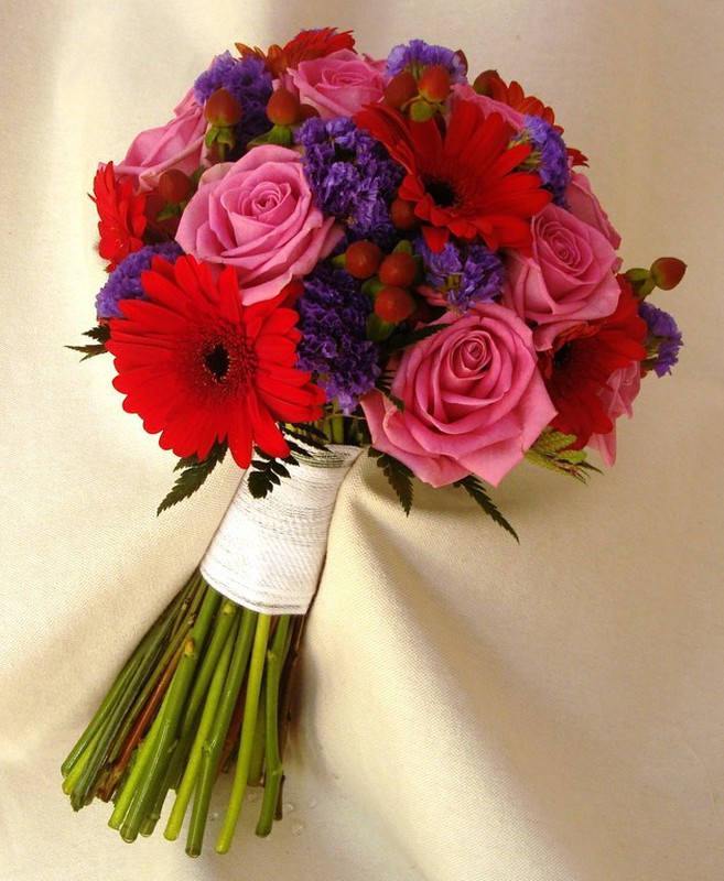 Bouquet de noiva romântico — Flores Frescas Online