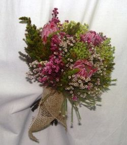 Bouquet de mariée Safari