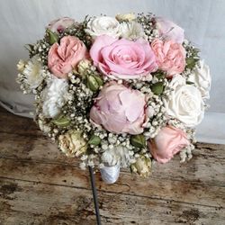Ramo de Novia Trio Preservado