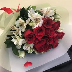 Buquê de rosas dia dos namorados