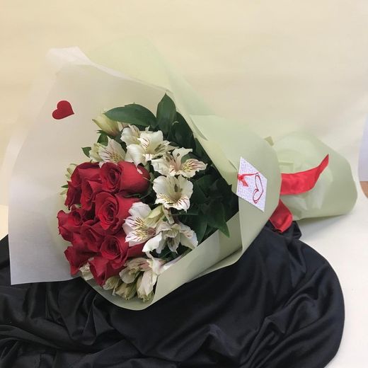 Buquê de rosas dia dos namorados