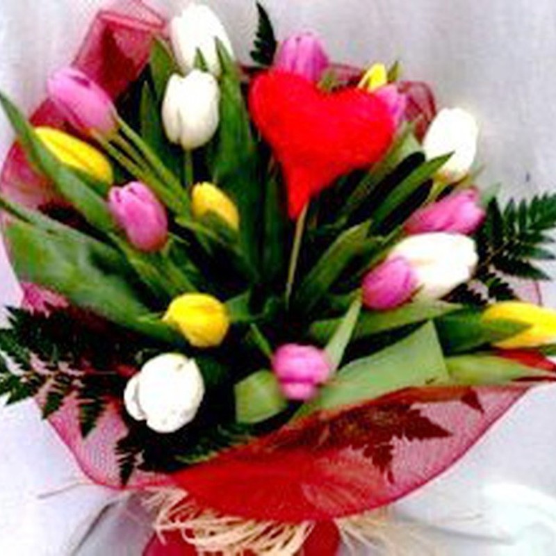 Ramo de Tulipanes Colores — Floresfrescasonline