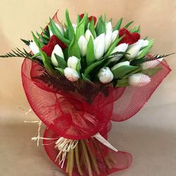 Buquê de tulipas premium para o Dia dos Namorados