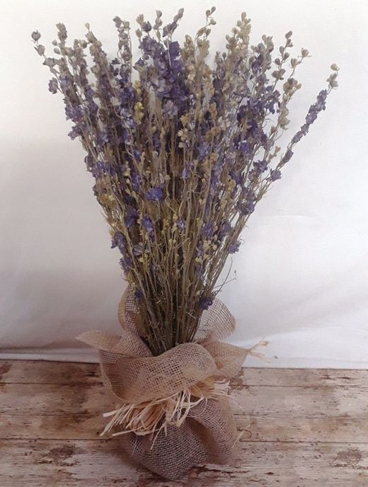 Ramo Delphinium Seco azul