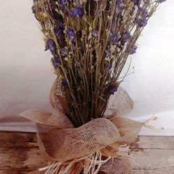 Ramo Delphinium Seco azul