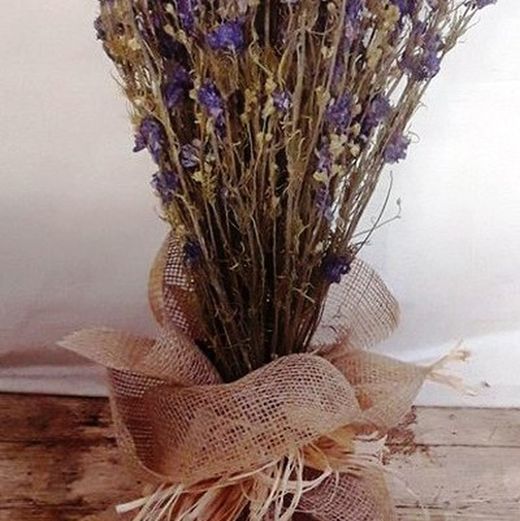 Ramo Delphinium Seco azul