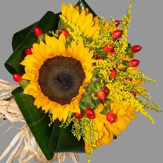 Bouquet de tournesols d'été