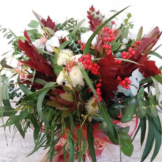 Ramo Navideño Nevado