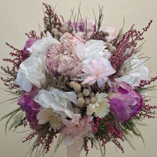 Bouquet de noiva Aliena preservado